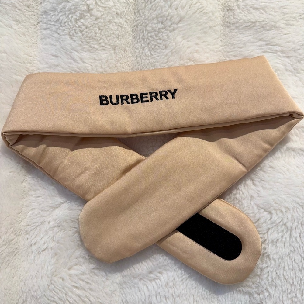 Burberry Beauty Beige Padded Silky Headband - Luxury Spa & Makeup Wrap